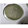 Image 2 : 1969 UNITED KINGDOM 10 SILVER NEW PENCE