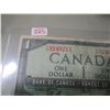 Image 3 : 1954 DEVILS FACE LEGAL TENDER CANADA $1 BILL
