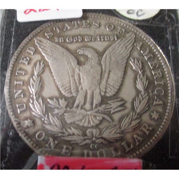 1884 CARSON CITY USA SILVER DOLLAR (NOT TESTED - AS IS - SILVER CONTENT NOT VERIFIED)