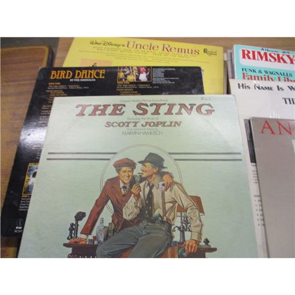 BOX C/W LP RECORDS