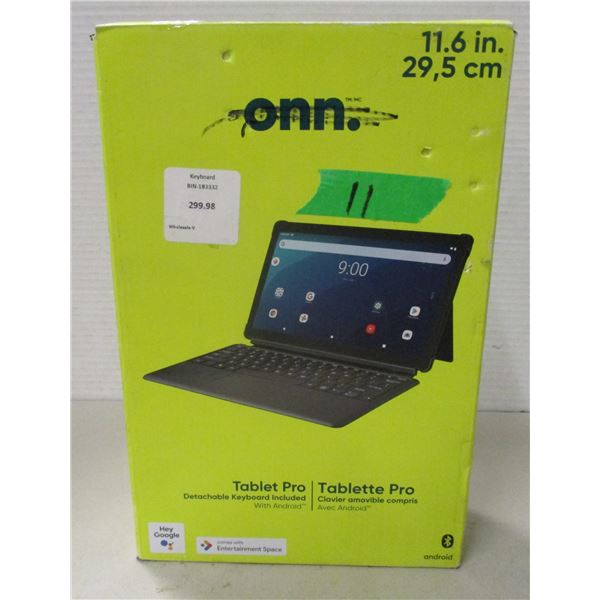STORE RETURNS (AS IS):  ONN TABLET PRO (11.6")