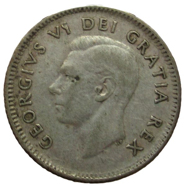 1950 CANADA KING GEORGE VI SILVER DIME