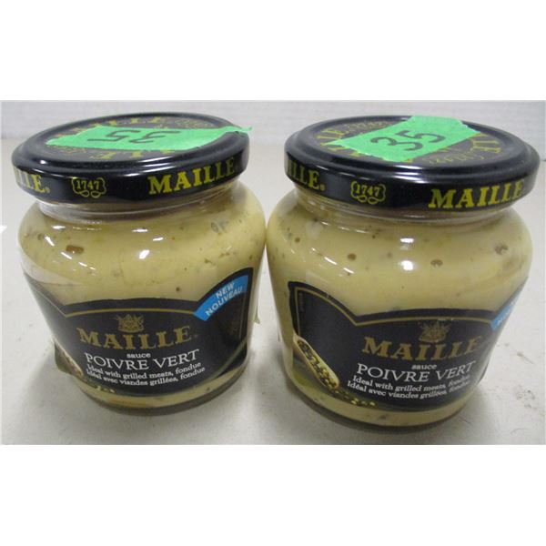 FREIGHT DAMAGE (AS IS):  MAILLE PEPPER SAUCE (200 ML) - 2 JARS