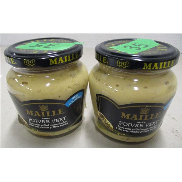FREIGHT DAMAGE (AS IS):  MAILLE PEPPER SAUCE (200 ML) - 2 JARS