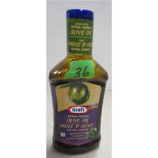 FREIGHT DAMAGE (AS IS):  KRAFT EXTRA VIRGIN OLIVE OIL & VINEGAR DRESSING (475 ML) - BOTTLE