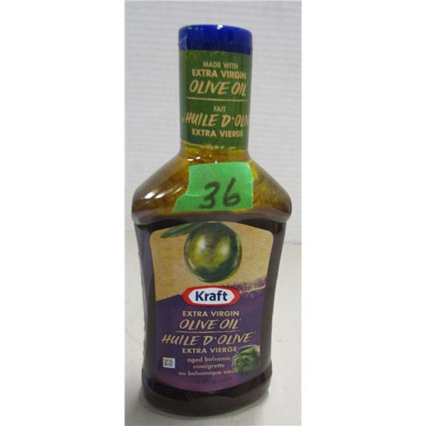 FREIGHT DAMAGE (AS IS):  KRAFT EXTRA VIRGIN OLIVE OIL & VINEGAR DRESSING (475 ML) - BOTTLE