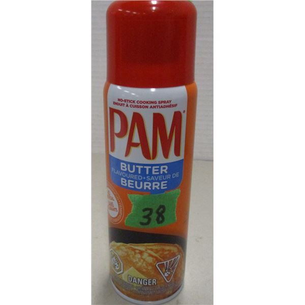 FREIGHT DAMAGE (AS IS):  PAM BUTTER FLAVOR COOKING SPRAY (141G) - CAN
