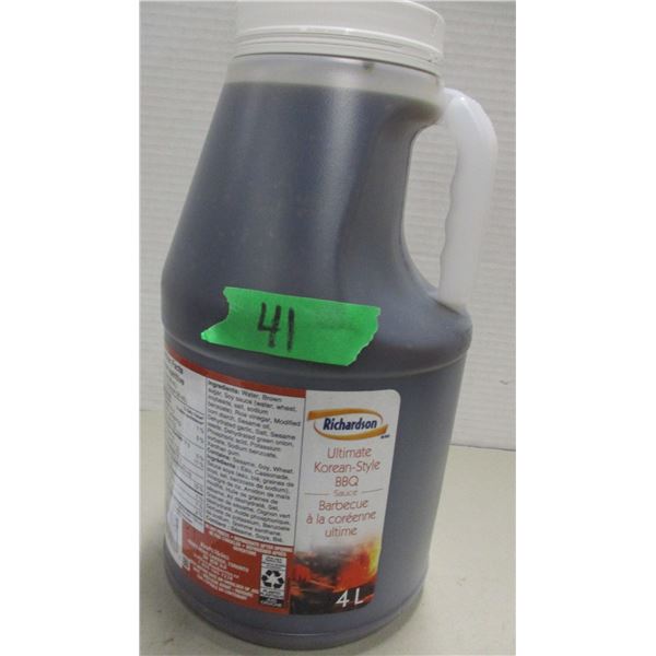 FREIGHT DAMAGE (AS IS):  KOREAN STYLE BBQ SAUCE (4L) - JUG