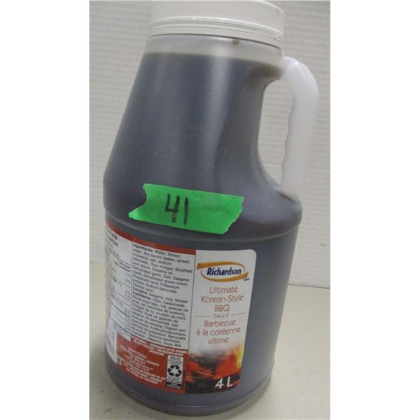 FREIGHT DAMAGE (AS IS):  KOREAN STYLE BBQ SAUCE (4L) - JUG