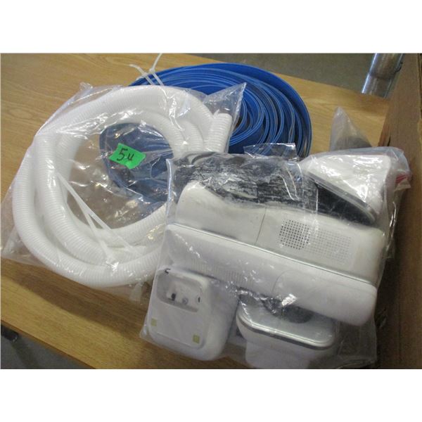 ESTATE:  FLEX WHITE HOSE, EDGING, THERMOSTAT, ETC