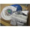 Image 1 : ESTATE:  FLEX WHITE HOSE, EDGING, THERMOSTAT, ETC