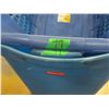 Image 2 : ESTATE:  PLASTIC TOTE & LAUNDRY BASKET