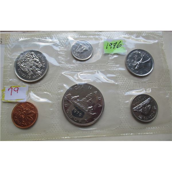 1976 PROOF CANADA MINT SEALED COIN SET