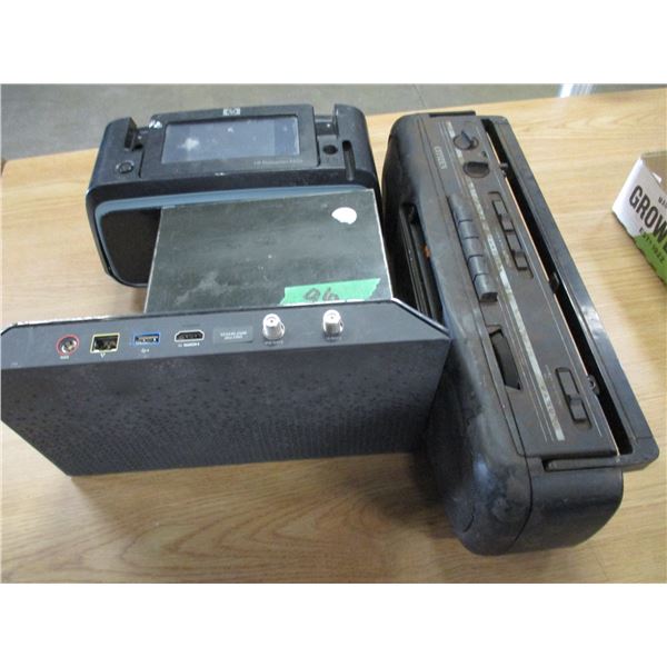 BOX C/W 3 STEREO COMPONENTS