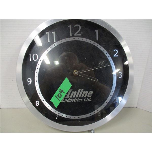 INLINE BATTERY OPERATED CLOCK