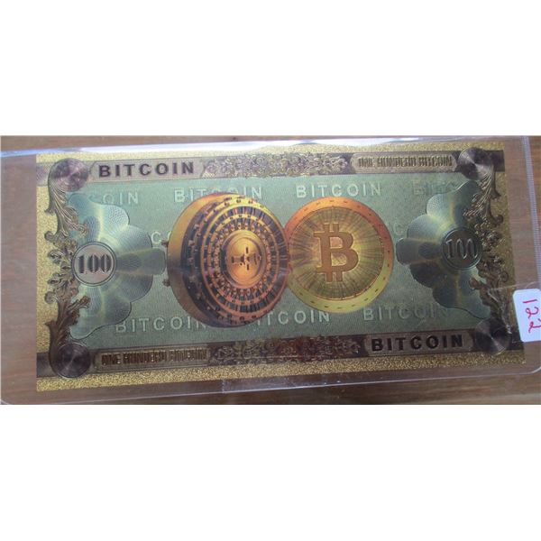 BITCOIN CURRANCY BANK NOTE