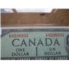 Image 4 : 1954 AU LAST OF CANADA $1 BILLS
