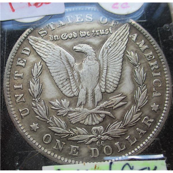 1884 CARSON CITY USA SILVER DOLLAR (NOT TESTED - AS IS - SILVER CONTENT NOT VERIFIED)