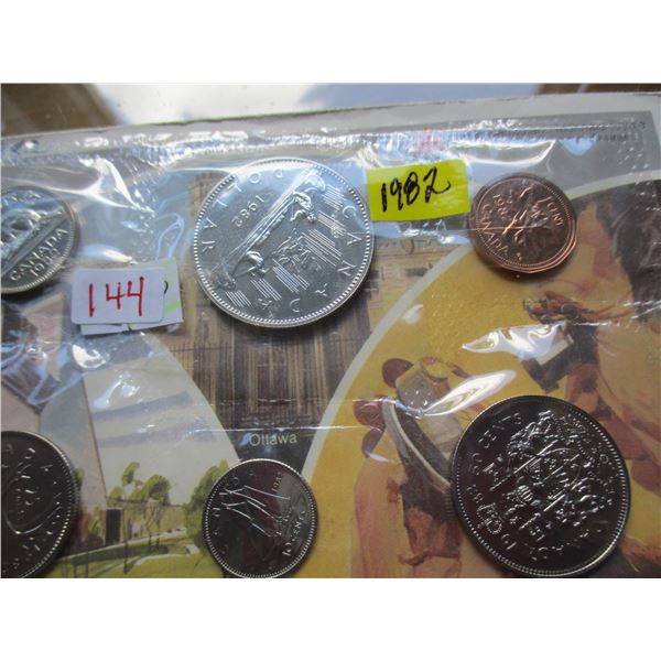 1982 PROOF CANADA MINT SEALED COIN SET