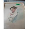 Image 1 : ESTATE:  FRAMED PICTUE OF SMALL CHILD BY BESSIE PLEASE