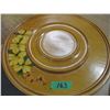 Image 2 : ESTATE:  WOOD PLATTER &  MARBLE PLATTER