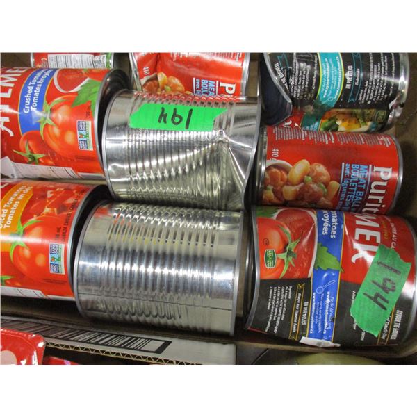 FREIGHT DAMAGE (AS IS):  FLAT C/W TOMATOES