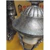 Image 1 : NEW/ESTATE:  2 - GREY COLORED POR OR WALL OUTDOOR LIGHTS