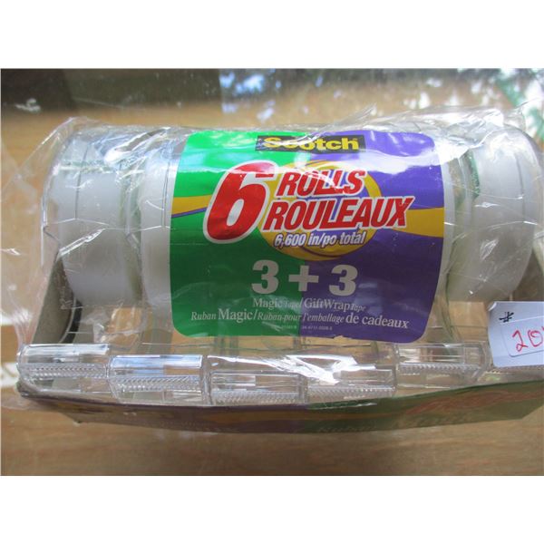 PACK OF SIX ROLLS OF SCOTCH TAPE