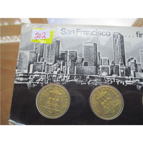 SAN FRANCISCO FIRST EDITION CABLE CAR MINT SEALED COIN SET
