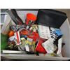 Image 2 : PLASTIC BIN C/W OFFICE SUPPLIES, ETC