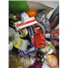 Image 3 : PLASTIC BIN C/W OFFICE SUPPLIES, ETC