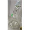 Image 5 : ESTATE:  GLASS DECANTER & BRASS ORNAMENT
