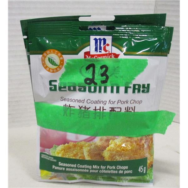 FREIGHT DAMAGE (AS IS):  CRISPY SPICY COATING FOR CHICKEN (3 PACKAGES X 45G)