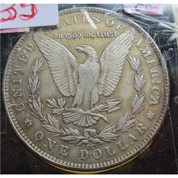 1887 CARSON CITY USA SILVER DOLLAR (NOT TESTED - AS IS - SILVER CONTENT NOT VERIFIED)