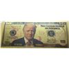 Image 1 : PRESIDENT TRUMP GOLD FOIL $10 BILL (NOT LEGAL TENDER)