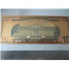 Image 4 : PRESIDENT TRUMP GOLD FOIL $10 BILL (NOT LEGAL TENDER)