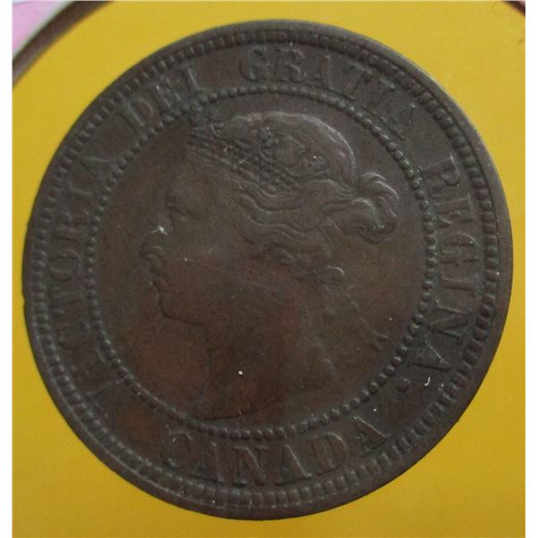 1888 CANADA VICTORIAN LARGE PENNY