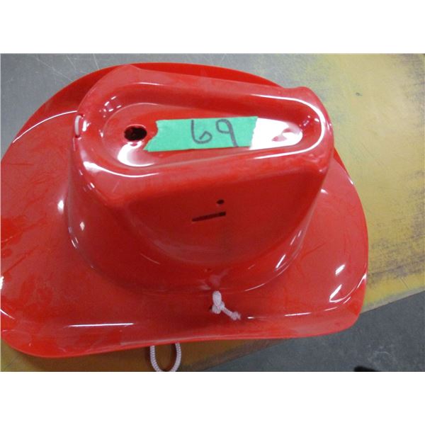 FREIGHT DAMAGE (AS IS):  PLASTIC COWBOY HAT
