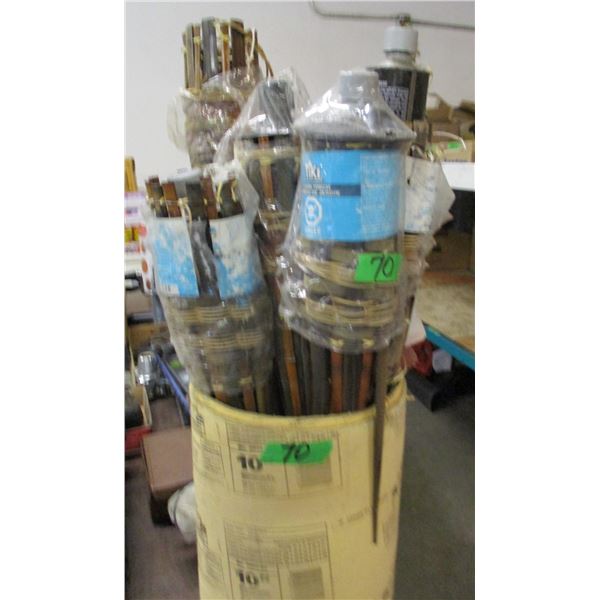 ESTATE:  ASSORTMENT OF GARDEN TORCHES