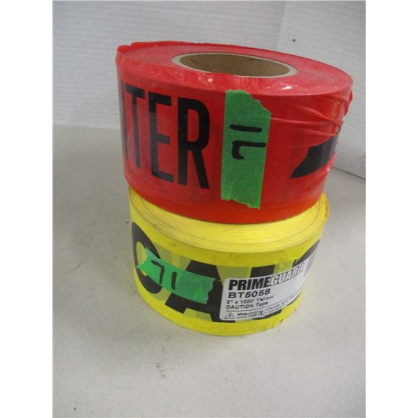 CAUTION & MARKING TAPE - 2 ROLLS