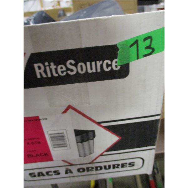 HEAVY DUTY GARBAGE BAGS (APPROX. 42" X 48") (APPROX. 100) - BOX