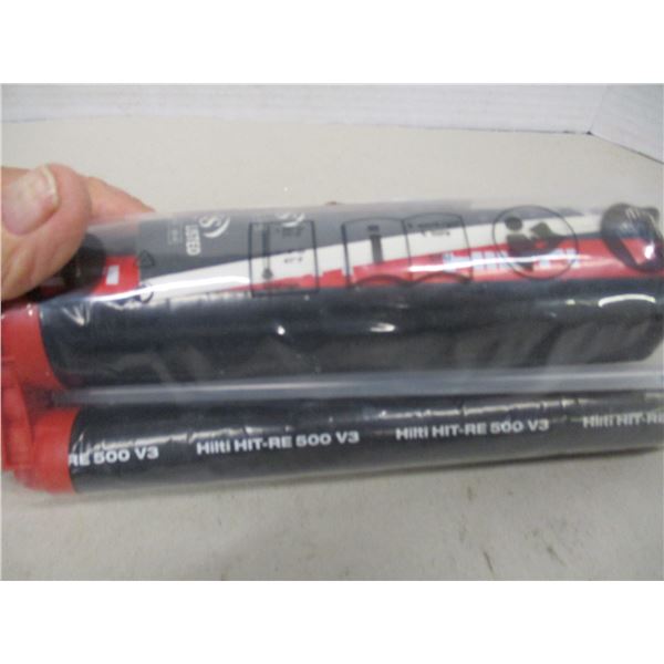 NEW:  2 PART HILTI HIT RE-500 V3 EPOXY ADHESIVE