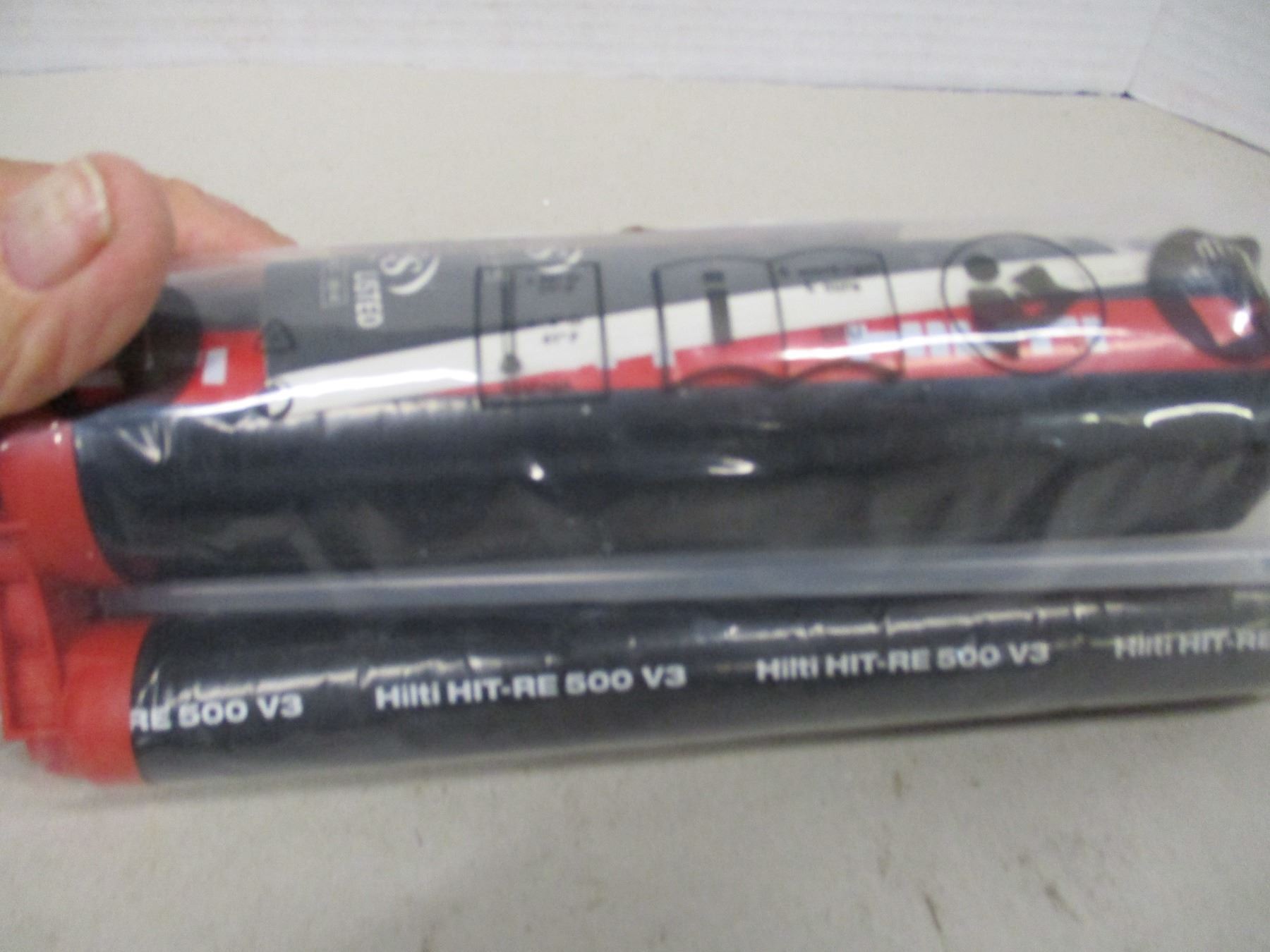 NEW: 2 PART HILTI HIT RE-500 V3 EPOXY ADHESIVE