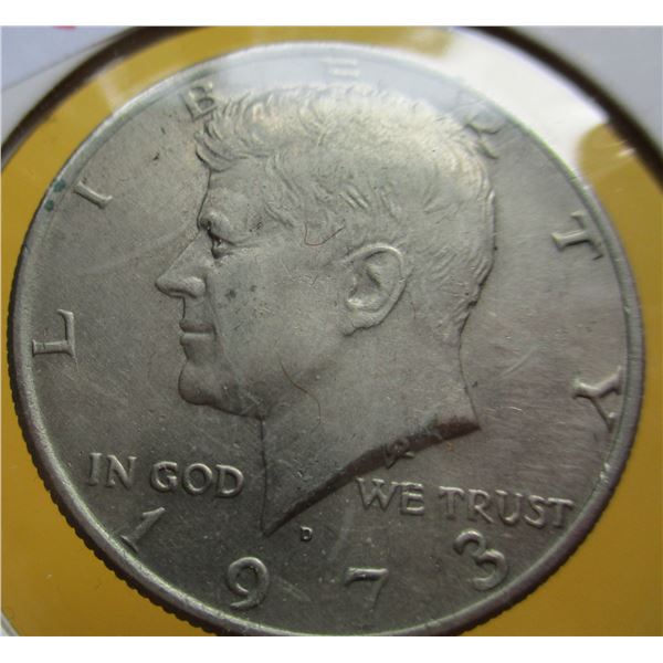 1973 KENNEDY USA HALF DOLLAR