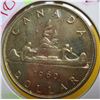 Image 1 : 1960 CH/BU CANADA SILVER DOLLAR