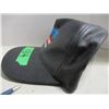 Image 2 : BLACK LEATHER HAT "SHAFFER"