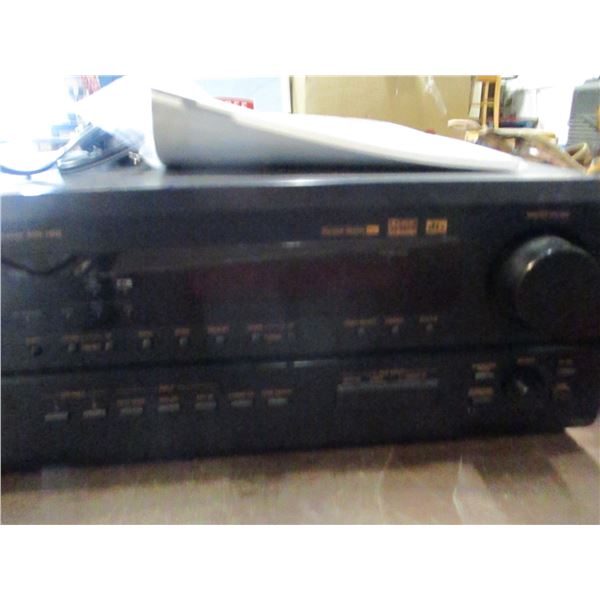 AV SURROUND RECEIVER C/W REMOTE