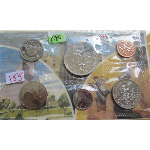 1980 PROOF CANADA MINT SEALED COIN SET