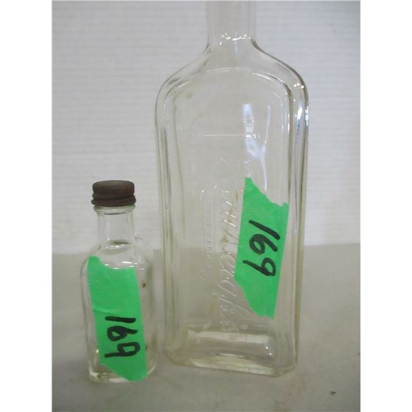 COLLECTABLE:  2 OLD BOTTLES (1 RAWLEIGHS)