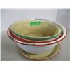 Image 4 : COLLECTABLE:  4 ENAMEL PANS